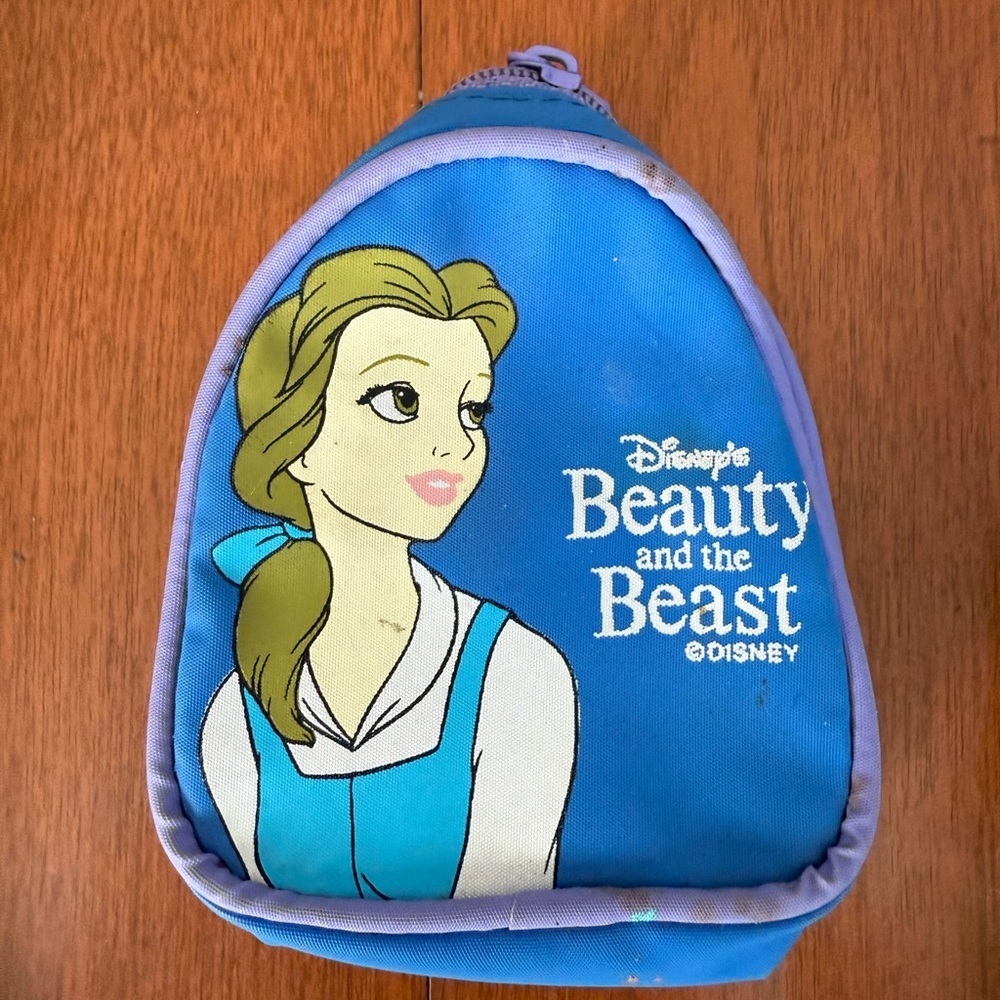 Disney Beauty‎ and the Beast Blue Pouch